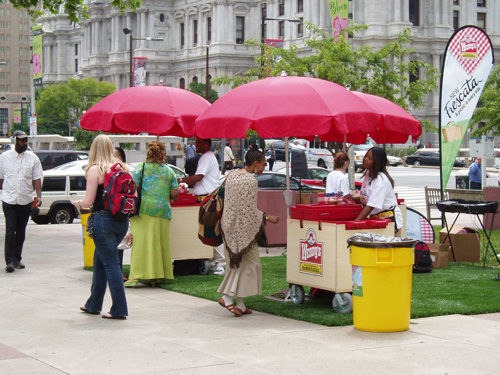 Wendy's Frescatta at Love Park
